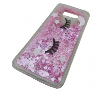                                 Чехол пластиковый Samsung S8 Plus блестки в воде прозрачный (01)*#2134443