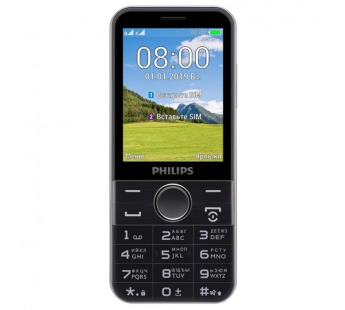                 Мобильный телефон Philips E580 Xenium Black (2,8"/2МП/3100mAh)#345959