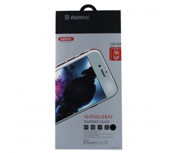                             Защитное стекло Remax Gener Anti Blue-ray 3D iPhone 6 "0.26mm" розовое #585728