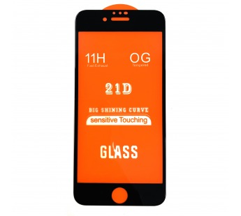                             Защитное стекло 21D с полным клеем iPhone 6 Plus черное (тех.упаковка)*#1439314