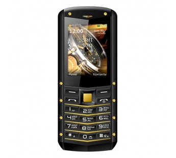 Мобильный телефон TEXET TM-520R черный/желтый#346270