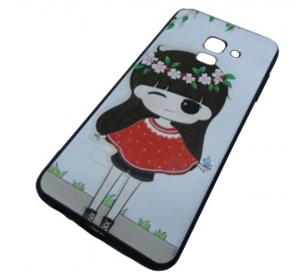                                 Чехол силиконовый Samsung A8 с рисунком (12)*#1771623