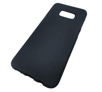                                 Чехол силиконовый матовый Samsung S8+ черный #1801546