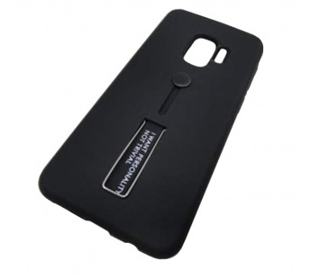                                 Чехол пластиковый Samsung S9 с подставкой черный*#1801674