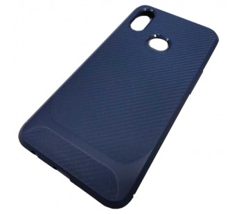                                 Чехол силиконовый Samsung A10s карбон синий*#1778570
