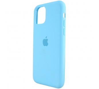 Чехол-накладка Silicone Case для Apple iPhone 11 Pro (полная защита) голубой#417332