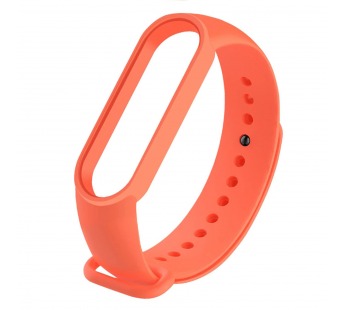 Ремешок - WB13 для Xiaomi Mi Band 5 силиконовый (orange)#356720