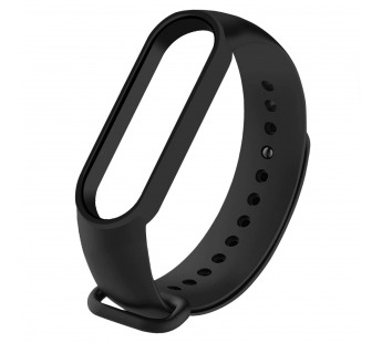 Ремешок - WB13 для Xiaomi Mi Band 5 силиконовый (black)#356724