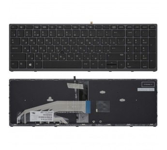 Клавиатура HP ZBook 17 G3 черная с подсветкой#1845048