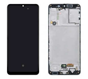 Дисплей для Samsung A315F Galaxy A31 в рамке + тачскрин (черный) ОРИГ100%#1853879