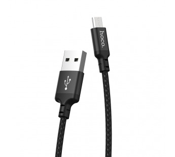 Кабель USB - Micro USB Hoco X14 черный 1м#1060059