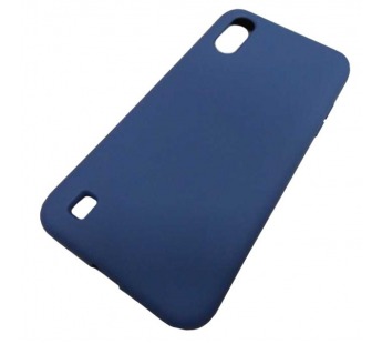                             Чехол силиконовый Samsung A01 Silicone Cover NANO 2mm темно-синий#2087279