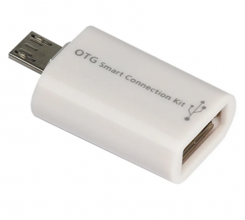                         Адаптер OTG Smartbuy Micro USB белый (sbr-otg-w)#1941040