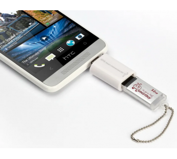                         Адаптер OTG Smartbuy Micro USB белый (sbr-otg-w)#1941062