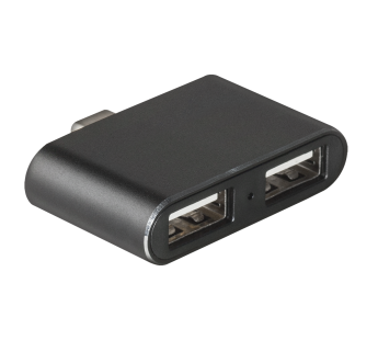 HUB Defender Quadro Dual USB3.1 TYPE C - USB2.0, 2порта (1/100)#350886