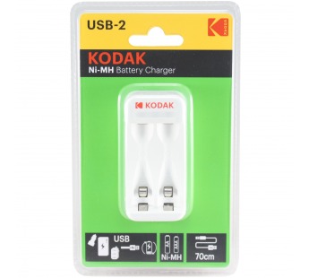 Зарядное устройство KODAK  C8001B USB [K2AA/AAA] (1/6/24/1200)#383687