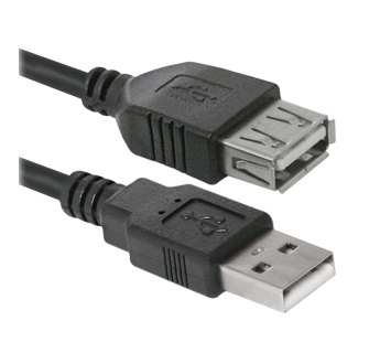 Кабель DEFENDER USB02-17 USB2.0 AM-AF, 5.0 м. (1/100)#350868