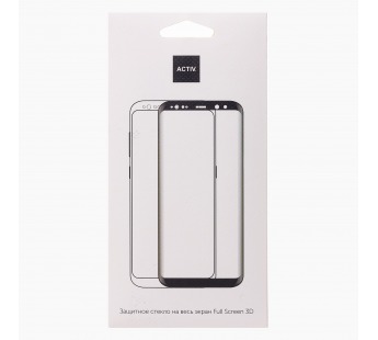 Защитное стекло Full Screen Activ Clean Line 3D для Xiaomi Redmi 9C/9A (black)#1695941