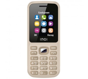                 Мобильный телефон INOI 105 Gold (1,8"/0,08МП/600mAh)#354268