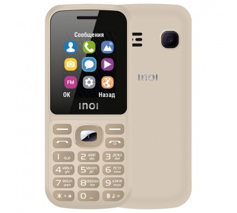                 Мобильный телефон INOI 105 Gold (1,8"/0,08МП/600mAh)#354269