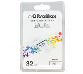Флеш-накопитель USB 32GB OltraMax 50  белый#353704