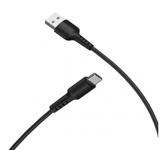 Кабель USB - Type-C BOROFONE BX16 1м  2.0A (Black)#354001