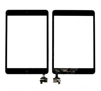Тачскрин для iPad mini / mini 2 (с разъемом) + кнопка HOME (черный) (HC)#1813727