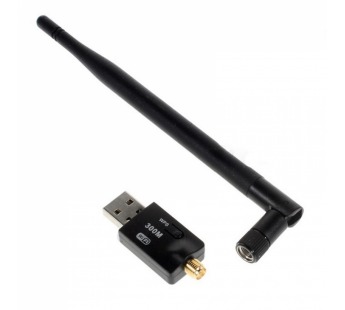 Адаптер Wi-Fi с антенной 300Mbps 802.11n#2105703