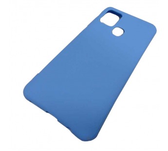                                 Чехол силиконовый Samsung A21S Slim Stripe голубой#1947898