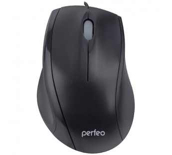 Мышь проводная Perfeo CLASS 3кн,DPI 1000 USB (чёрный) (PF-A4750)#356244