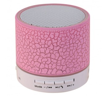                         Колонка светящаяся рисунок (Bluetooth/TF/FM) розовая#367617
