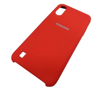                                 Чехол силиконовый Samsung A01 Silicone Case Soft Touch красный*#1657805