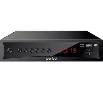 Ресивер  Perfeo DVB-T2/C "CONSUL" для цифр.TV, Wi-Fi, IPTV, HDMI, 2 USB, DolbyDigital, пул#1898366