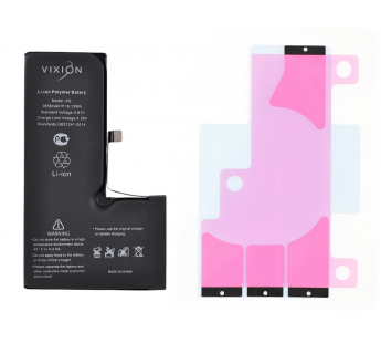 Аккумулятор для iPhone XS (Vixion) (2658 mAh) с монтажным скотчем#1307366