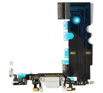 Шлейф для iPhone 8/SE 2020 + разъем зарядки (белый) #366175