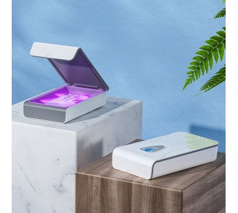 Стерилизатор (disinfection box) Hoco S1 Pro, ультрафиолетовый, цвет белый#378746