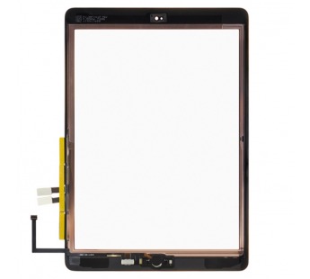 Тачскрин для iPad 6 (2018) + золотая кнопка HOME с микросхемой (белый) (HC)#369469