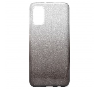 Чехол-накладка - SC097 Gradient для Samsung SM-A415 Galaxy A41 (black/silver)#379690