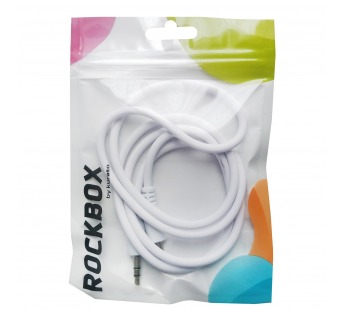 Кабель AUX (папа-папа) - RockBox RC-MM3 (100 см) (white)#379986