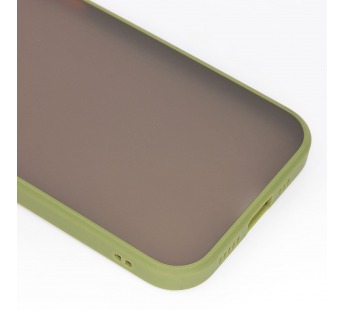 Чехол-накладка - PC041 для Apple iPhone 12 Pro Max (green/black)#1627358