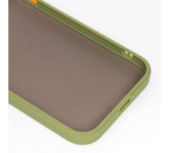 Чехол-накладка - PC041 для Apple iPhone 12 Pro Max (green/black)#1627359