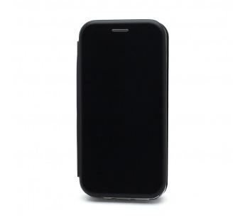                                 Чехол-книжка iPhone 12/12 Pro (6.1) BF модельный силиконовый с кожаной вставкой черный#1990455