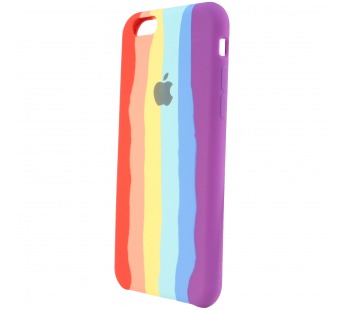 Чехол-накладка - Soft Touch для Apple iPhone 6/iPhone 6S (rainbow)#381336