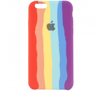 Чехол-накладка - Soft Touch для Apple iPhone 6/iPhone 6S (rainbow)#381335