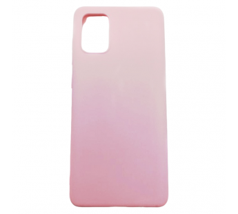 Чехол Samsung A71 Silicone Case TPU (тех упак) Розовый#2036641