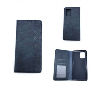 Чехол Samsung A91/S10 Lite (2020) Книжка Wallet Кожа Темно-Синий#400630