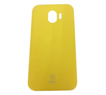 Чехол Samsung  J250/J2Pro (2018) Siberia MIX желтый Soft touch#1051711