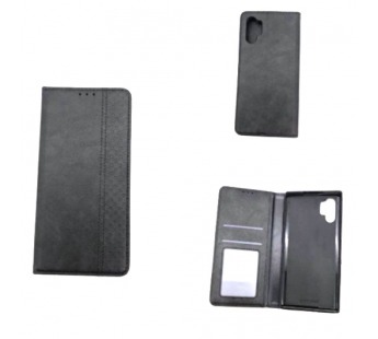 Чехол Samsung Note 10 Pro (2019) Книжка Wallet Кожа Черный#420993