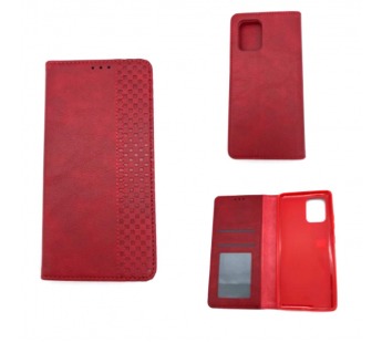 Чехол Samsung S20 Plus (2020) Книжка Wallet Кожа Красный#413250