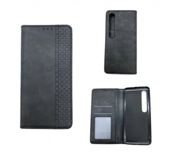 Чехол Xiaomi Mi 10/10 Pro (2020) Книжка Wallet Кожа Черный#413260